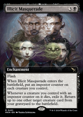 (MKM)Illicit Masquerade(0401)(拡張枠)(F)/無法の仮面舞踏会