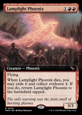 (MKM)Lamplight Phoenix(0406)(拡張枠)/ランプ光のフェニックス