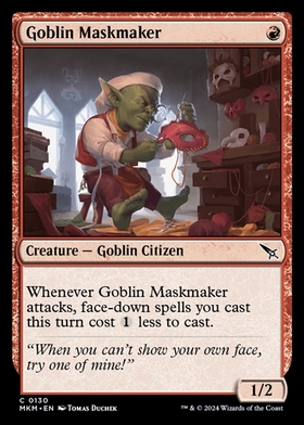 (MKM)Goblin Maskmaker/ゴブリンの仮面職人