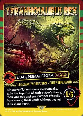 (SLD)Etali Primal Storm(Tyrannosaurus Rex)(1389)(ボーダーレス)