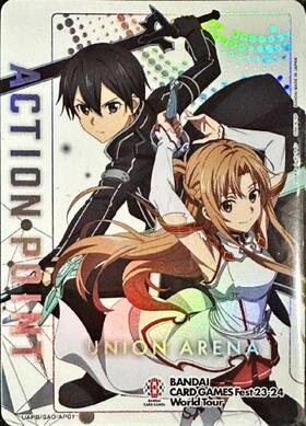 ACTION POINT(UAPB/SAO-AP01)[キリト、アスナ][CARD GAMES Fest]