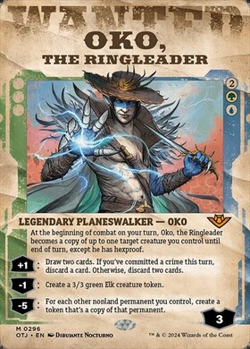 (OTJ)Oko the Ringleader(0296)(ショーケース)(手配書)/首謀者、オーコ