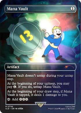 (SLD)Mana Vault(796)(ボーダーレス)(Vault Boy)(F)/魔力の櫃