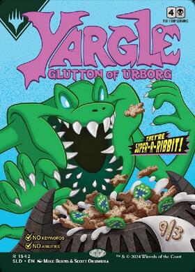 (SLD)Yargle Glutton of Urborg(1542)(ボーダーレス)(両面)/アーボーグの暴食、ヤーグル