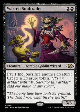 MH3)Warren Soultrader(旧枠)(0414)(F)/巣穴の魂商人 | (FOIL)神話レア