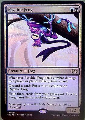 SCH)Psychic Frog(Store Championship)(フルアート)(F) | (FOIL)神話