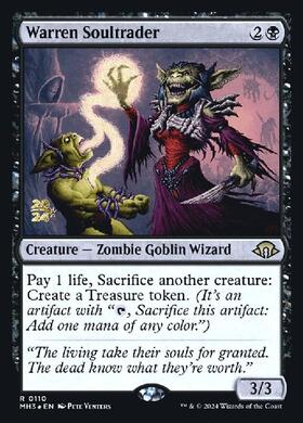 MH3)Warren Soultrader(旧枠)(0414)(F)/巣穴の魂商人 | (FOIL)神話レア