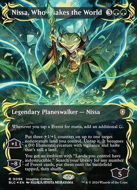 (BLC)Nissa Who Shakes the World(0096)(レイズド)(ボーダーレス)(アニメ)(F)/世界を揺るがす者、ニッサ