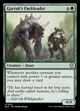 (BLC)Garruk's Packleader(0218)/ガラクの群れ率い