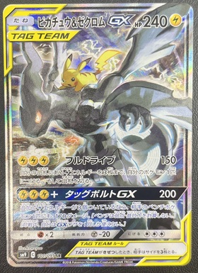 ピカチュウ&ゼクロムGX(101/095 SR)[SA]