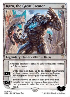 (MB2)Karn the Great Creator(0003)(白枠)/大いなる創造者、カーン