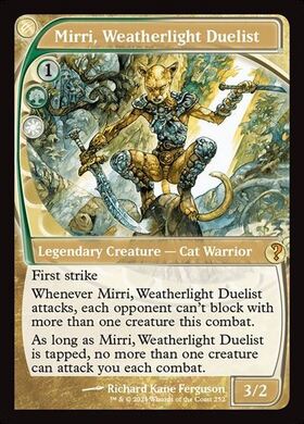 (MB2)Mirri Weatherlight Duelist(0252)(未来枠)(F)/ウェザーライトの決闘者、ミリー