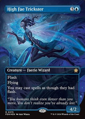 (FDN)High Fae Trickster(0375)(ボーダーレス)(マナ)(F)/ハイフェイのトリックスター