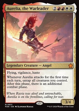 (FDN)Aurelia the Warleader(0651)/戦導者オレリア