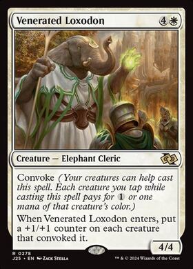 (J25)Venerated Loxodon(0278)/敬慕されるロクソドン