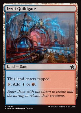 (FDN)Izzet Guildgate(0691)/イゼットのギルド門