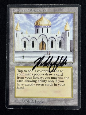 ARN)Library of Alexandria(Signed)(PR)(EN)/(未訳) | 未登録 | ドラゴンスター | マジック：ザ・ ギャザリング