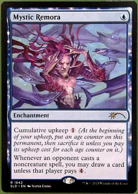 DMR)Mystic Remora(288)(旧枠)(F)/神秘的負荷 | (FOIL)神話レア・レア
