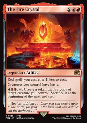 FIN)The Fire Crystal(0135)(F)/火のクリスタル | (FOIL)神話レア
