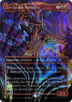 MTG foil 罰する者、ゾーズー/Zo-Zu the Punisher 日本語版 CHK 赤 R
