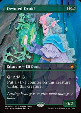 2X2)Devoted Druid(F)/献身のドルイド | (FOIL)コモン・アンコモン