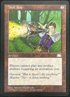 MTG 無のロッド/Null Rod WTH)Null Rod(NM-)(EN)/無のロッド | 未登録 | ドラゴンスター