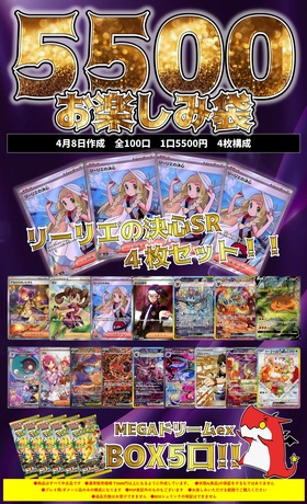 5500円お楽しみ袋 | 未登録 | ドラゴンスター | ポケモンカード 5500円お楽しみ袋 | 未登録 | ドラゴンスター | ポケモンカード