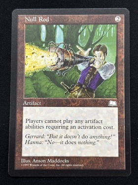 MTG 無のロッド Null Rod 値下げ可能 WTH)Null Rod(状態SP)(EN)/無のロッド | 未登録 | ドラゴンスター