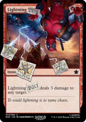 LEB)Lightning Bolt(黒枠)(MP)(EN)/稲妻 | 未登録 | ドラゴンスター