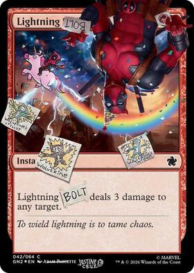 LEB)Lightning Bolt(黒枠)(MP)(EN)/稲妻 | 未登録 | ドラゴンスター