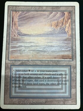 MTG SP〜MP 3ED < Underground Sea > 1枚 3ED)Underground Sea(PR)(EN)/(未訳) | 未登録 | ドラゴンスター