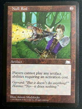 MTG 無のロッド Null Rod 値下げ可能 WTH)Null Rod(MP)(EN)/無のロッド | 未登録 | ドラゴンスター