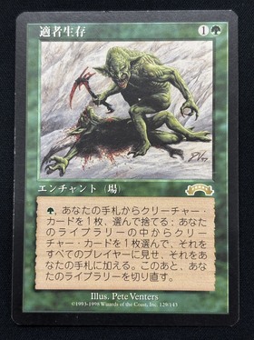 MTG 日本語 適者生存 Survival of the Fittest EXO EXO)適者生存(MP-)(JP)/SURVIVAL OF THE FITTEST | 未登録 | ドラゴン
