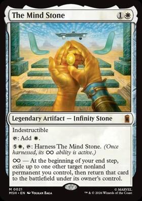 MSH)マインド・ストーン(0021)(F)/THE MIND STONE | (FOIL)神話レア