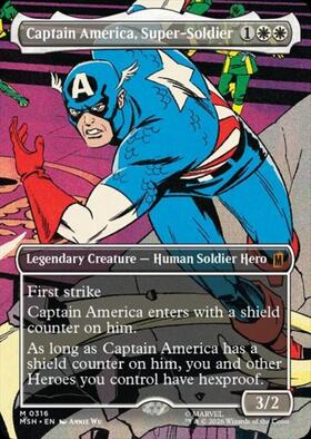 MSH)Captain America Super-Soldier(0387)(ボーダーレス)(クラシック