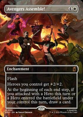 MSH)Avengers Assemble！(0341)(ボーダーレス)(シーン)(F) | (FOIL