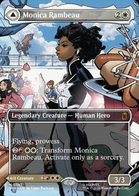 魔法のランボー(乱棒) MSH)Monica Rambeau(0345)(両面)(ボーダーレス)(シーン)/モニカ
