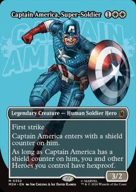 MSH)Captain America Super-Soldier(0387)(ボーダーレス)(クラシック