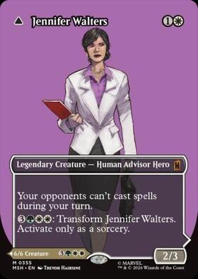 MSH)Jennifer Walters(0355)(両面)(ボーダーレス)(ロゴ)(F) | (FOIL