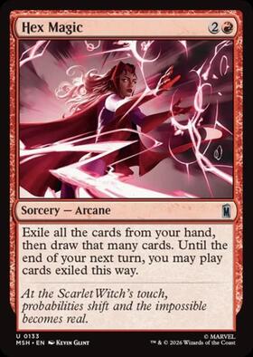 mtg 超高騰中 フルFOIL 4枚セット ヘックスマジック msh edh MSH)ヘックス・マジック(0133)/HEX MAGIC | コモン・アンコモン