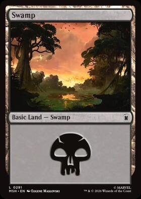 MSH)Swamp(0291)(F) | (FOIL)コモン・アンコモン | ドラゴンスター