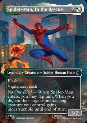 MSH)Spider-Man To the Rescue(0335)(ボーダーレス)(シーン)/助けに