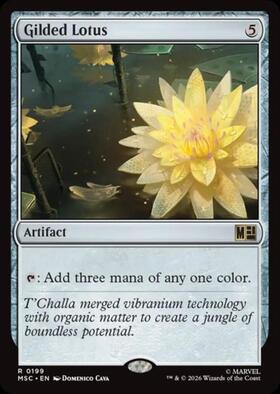 SLD)Gilded Lotus(205)(F)/金粉の水蓮 | (FOIL)神話レア・レア