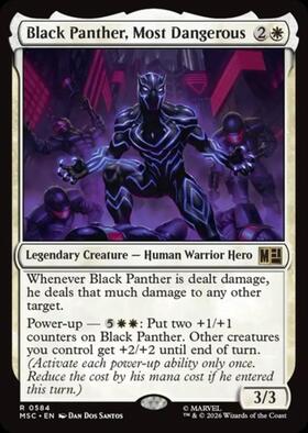 THE BLACK PANTHER すべての権力を人民へ MSC)Black Panther Most Dangerous(0584) | 神話レア・レア | ドラゴン