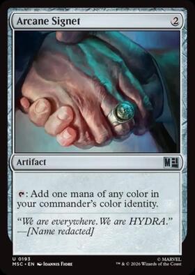 PRM)Arcane Signet(旧枠)(Promo)(F)/秘儀の印鑑 | (FOIL)神話レア