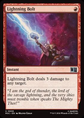 SLP)Lightning Bolt(0021)(ボーダーレス)(Secret Lair Gen Con)(F