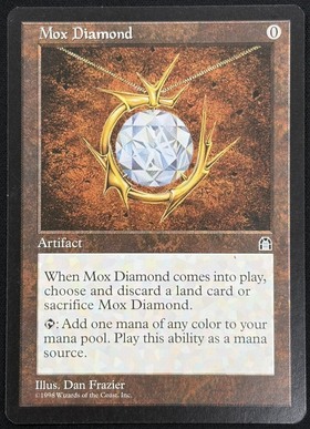 【PSA8】 MTG STH モックス・ダイアモンド STH)Mox Diamond(状態SP-)(EN)/モックス・ダイアモンド | 未登録