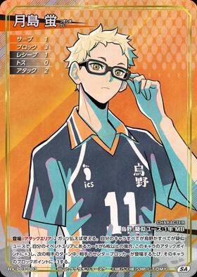 月島 蛍(HV-P03-003) | SA | ドラゴンスター | ハイキュー！！バボカ