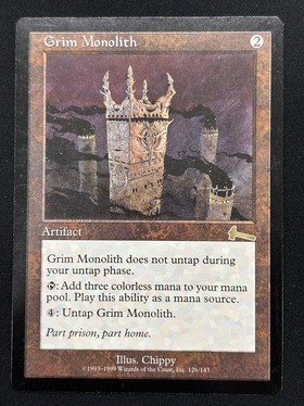 厳かなモノリス①　Grim Monolith ULG)Grim Monolith(Inked)(MP-)(EN)/厳かなモノリス | 未登録