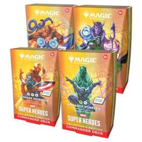 MTG マーベル スーパー・ヒーローズ 統率者デッキ 2種セット 通販新品】マーベル スーパー・ヒーローズ統率者デッキコレクターズ